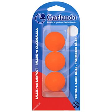 Voetballetjes Garlando Oranje blister 3