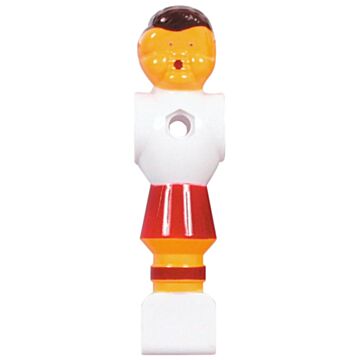 Voetbalpop rood-wit voor 16 mm stang