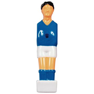 Voetbalpop blauw-wit voor 13 mm stang