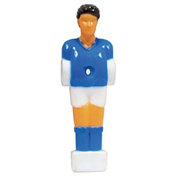 Voetbalpop blauw-wit voor 13 mm stang