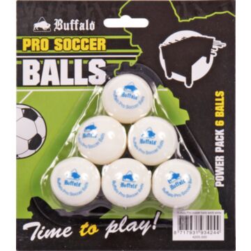 Buffalo Pro Soccer Balls Wit blister 6