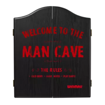 Winmau Welcome to the Mancave dartboard cabinet