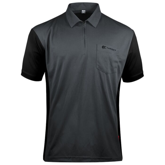 Target Coolplay Hybrid 3 dart polo shirt Grijs met Zwart