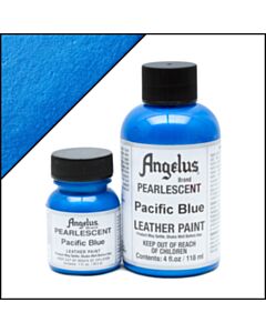 Angelus Pearlescent Pacific Blauw Leerverf