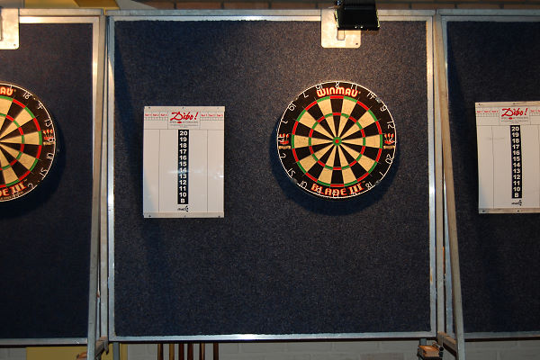 Dartbaan van Dibo geheel compleet